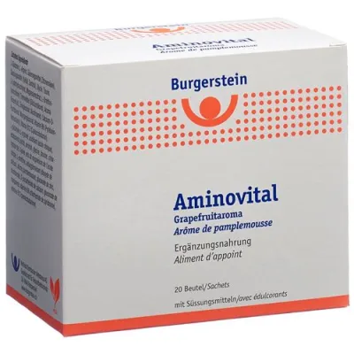 Burgerstein Aminovital Powder Grapefruit Flavor 20 Bags Burgerstein Aminovital Powder Grapefruit Flavor 20 Bags