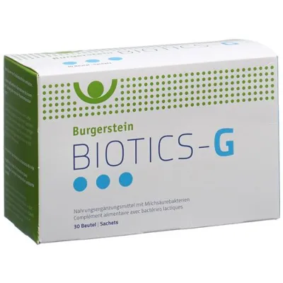 Burgerstein Biotics-G Powder Bag 30 pcs Burgerstein Biotics-G Powder Bag 30 pcs